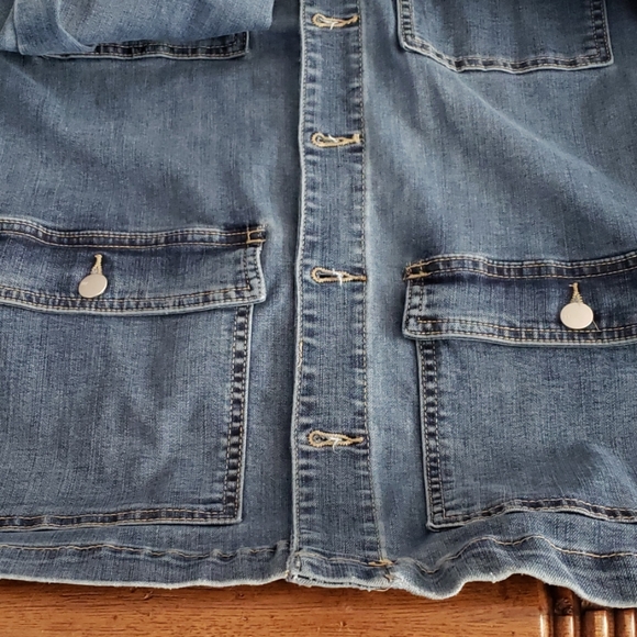 Denim jacket, coat,  size XL NWT - Picture 8 of 8